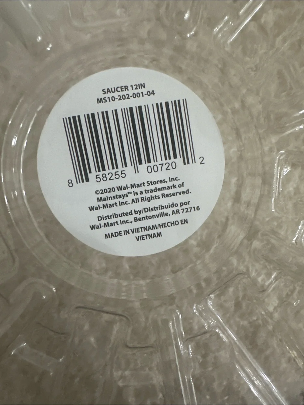 Clear Plastic Plant Saucer - 50 Pack